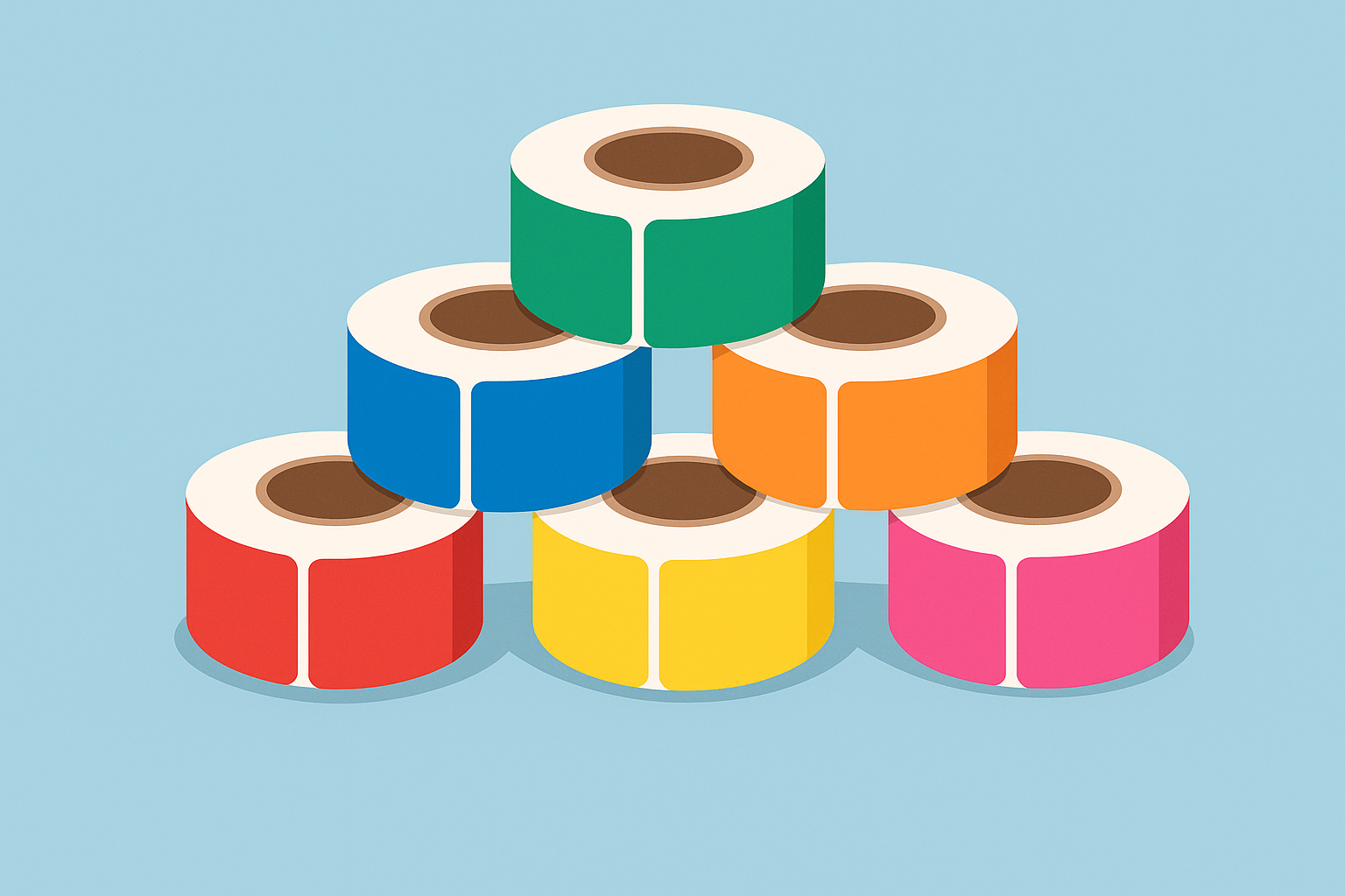 Etiquetes de colors Dymo 11352: rotlles compatibles per a organització i codificació per colors