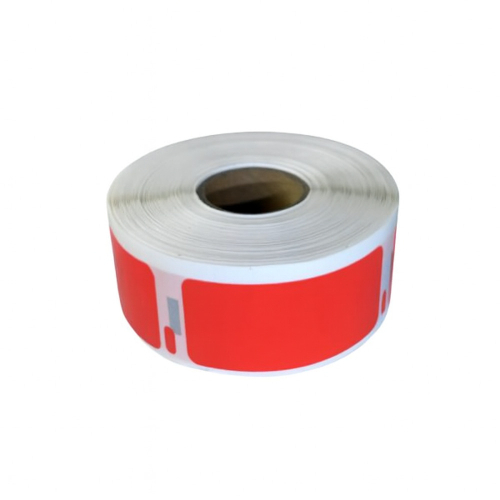 Etiquetes vermelles compatibles amb Dymo 11352, 25 x 54mm, 500 etiquetes