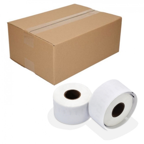 10 rotlles d'etiquetes compatibles amb Dymo 99018, 38 x 190mm, 110 etiquetes