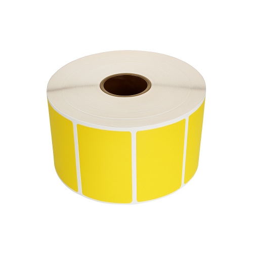 Etiquetes grogues compatibles amb Zebra, 57 x 32mm, 1500 etiquetes