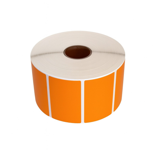 Etiquetes taronja compatibles amb Zebra, 57 x 32mm, 1500 etiquetes