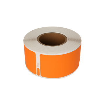 Etiquetes taronja compatibles amb Dymo 99010