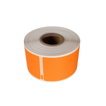 Etiquetes taronja compatibles amb Dymo 99010