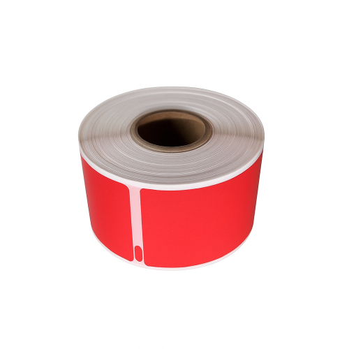 Etiquetes vermelles compatibles amb Dymo 99010, 28 x 89mm, 260 etiquetes
