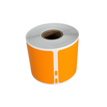Etiquetes taronja compatibles amb Dymo 99014