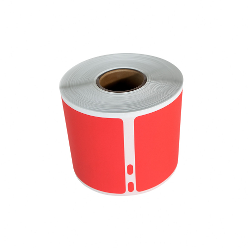 Etiquetes vermelles compatibles amb Dymo 2133399, 101 x 54mm, 220 etiquetes