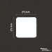 Etiquetes compatibles amb Dymo 30332 (S0929120), 25 x 25mm, 750 etiquetes
