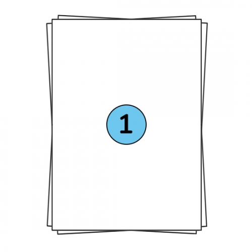 A4 etiquetes en full 210 x 297 mm, 100 etiquetes