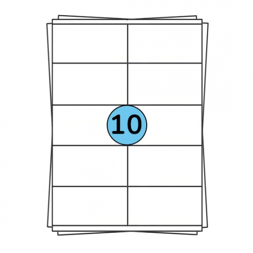 A4 etiquetes en full 105 x 59.4 mm, 1 000 etiquetes
