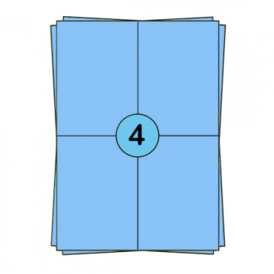 A4 fulls d'adhesius