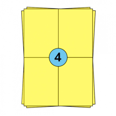 A4 fulls d'adhesius