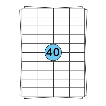 A4 fulls d'adhesius