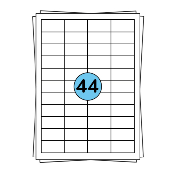 A4 fulls d'adhesius