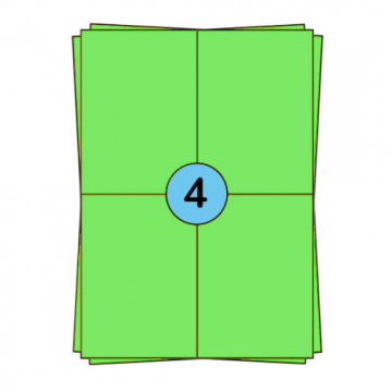 A4 fulls d'adhesius