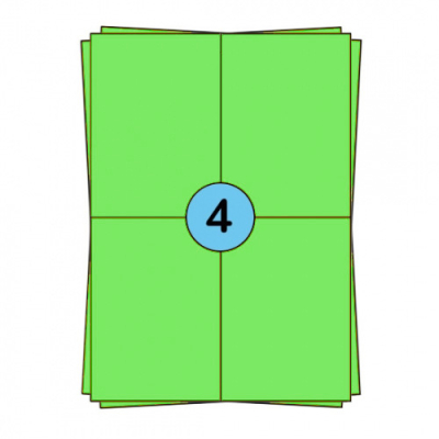 A4 fulls d'adhesius