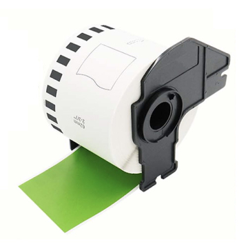 Etiquetes verdes compatibles amb Brother DK-22205