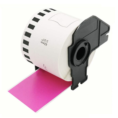 Etiquetes roses compatibles amb Brother DK-22205