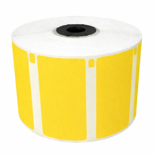 Etiquetes compatibles amb Epson, grogues, 56 x 25mm, 1000 etiquetes, removibles