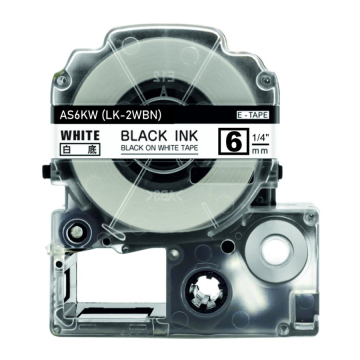 Cinta d'etiquetes compatible amb Epson LK-2WBN