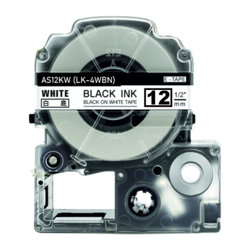 Cinta d'etiquetes compatible amb Epson LK-4WBN
