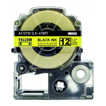 Cinta d'etiquetes compatible amb Epson LK-4TBN