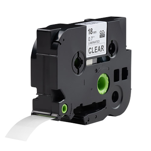 Cinta d'etiquetes compatible amb Brother TZ-S-641, negre sobre groc, 18mm x 8m
