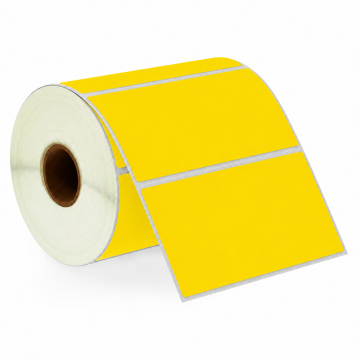 Zebra 102 x 50 etiquetes compatibles grogues